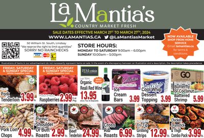 LaMantia's Flyer March 21 to 27