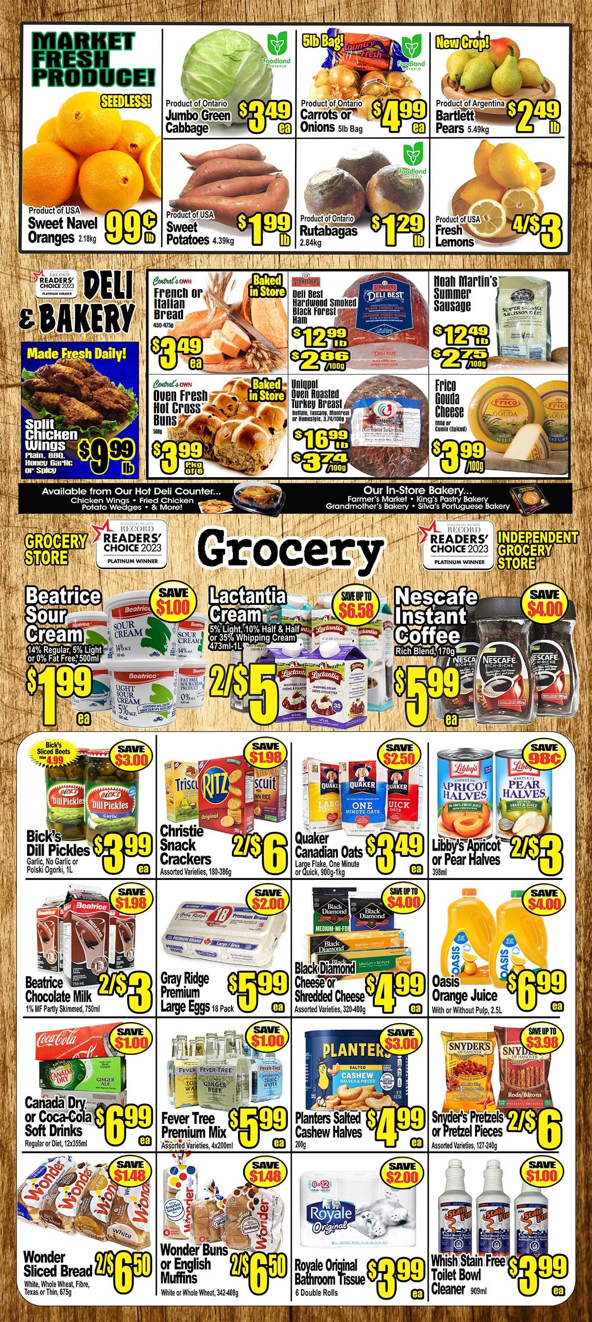 Central Fresh Market Flyer March 21 to 28