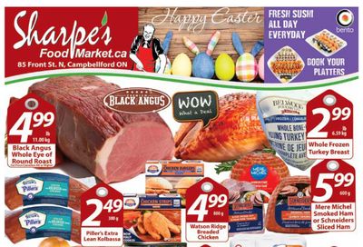 Sharpe's Food Market Flyer March 21 to April 3