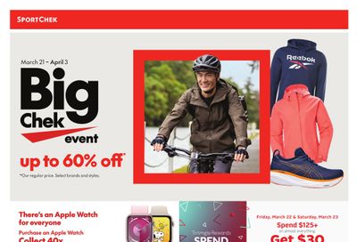 Sport Chek Flyer March 21 to April 3