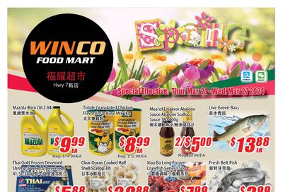 WinCo Food Mart (HWY 7) Flyer March 21 to 27