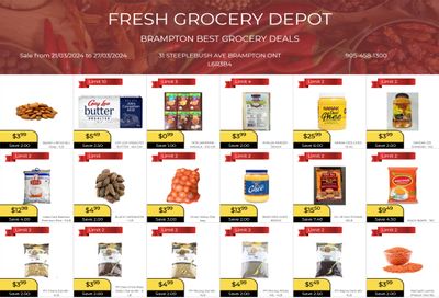 Fresh Grocery Depot Flyer March 21 to 27