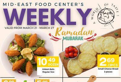 Mid-East Food Centre Flyer March 21 to 27