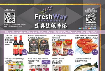 FreshWay Foodmart Flyer March 22 to 28
