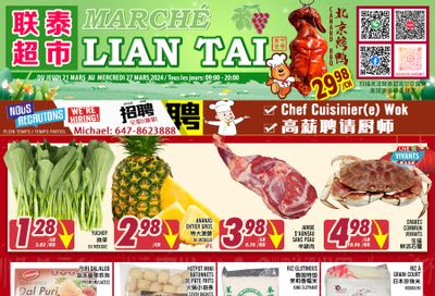 Marche Lian Tai Flyer March 21 to 27