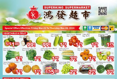 Superking Supermarket (North York) Flyer March 22 to 28