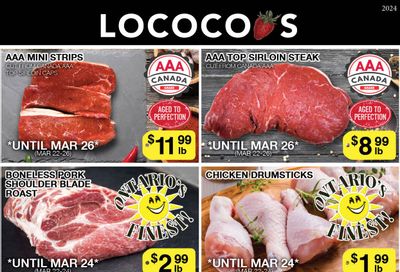 Lococo's Flyer March 22 to 30