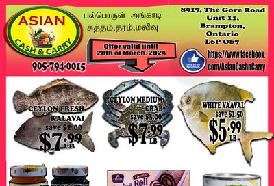Asian Cash & Carry Flyer March 22 to 28