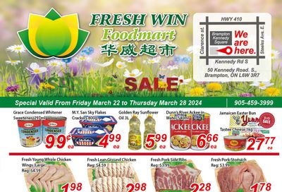 Fresh Win Foodmart Flyer March 22 to 28