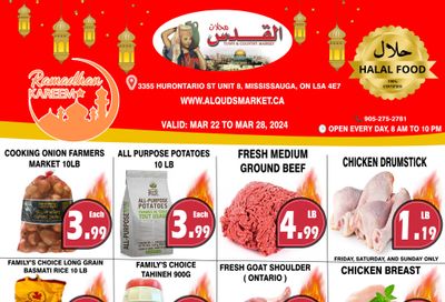 Al-Quds Supermarket Flyer March 22 to 28