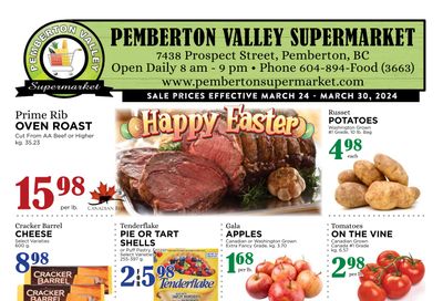 Pemberton Valley Supermarket Flyer March 24 to 30