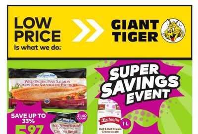 Giant Tiger (West) Flyer March 27 to April 2