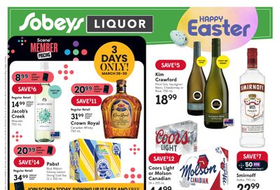 Sobeys (SK) Liquor Flyer March 28 to April 3