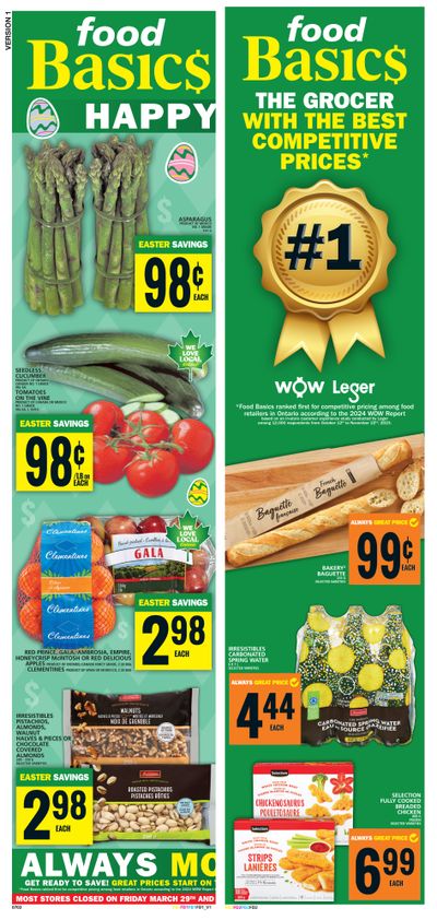 Food Basics Flyer March 28 to April 3