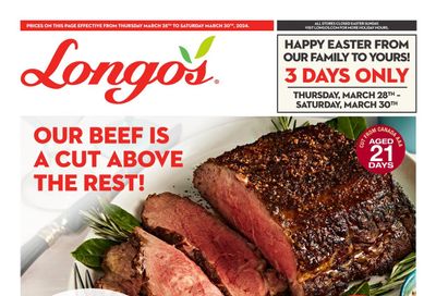 Longo's Flyer March 28 to 30