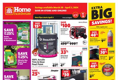 Home Hardware (BC) Flyer March 28 to April 3