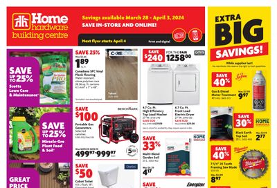 Home Hardware Building Centre (AB) Flyer March 28 to April 3