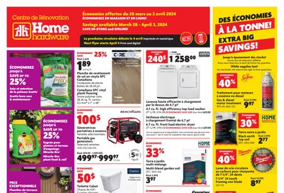 Home Hardware Building Centre (QC) Flyer March 28 to April 3