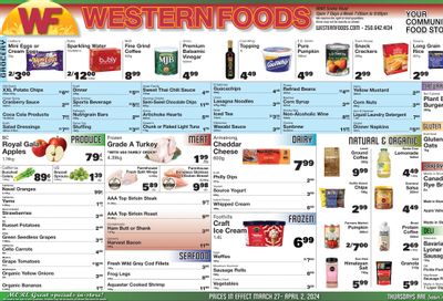 Western Foods Flyer March 27 to April 2