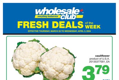 Wholesale Club (ON) Fresh Deals of the Week Flyer March 28 to April 3