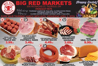 Big Red Markets Flyer March 28 to April 3