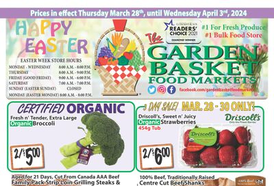 The Garden Basket Flyer March 28 to April 3
