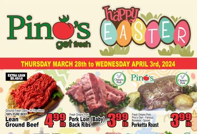 Pino's Flyer March 28 to April 3