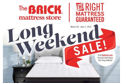 The Brick Mattress Store Flyer March 28 to April 1