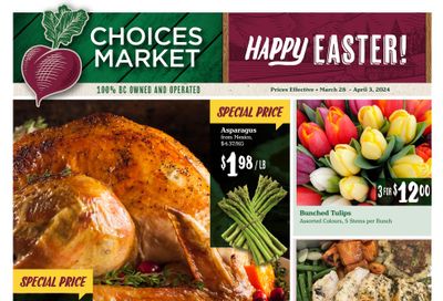 Choices Market Flyer March 28 to April 3
