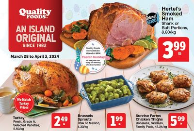 Quality Foods Flyer March 28 to April 3