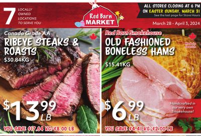 Red Barn Market Flyer March 28 to April 3