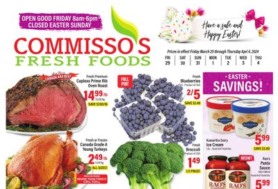 Commisso's Fresh Foods Flyer March 29 to April 4