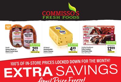 Commisso's Fresh Foods Monthly Flyer March 29 to April 25