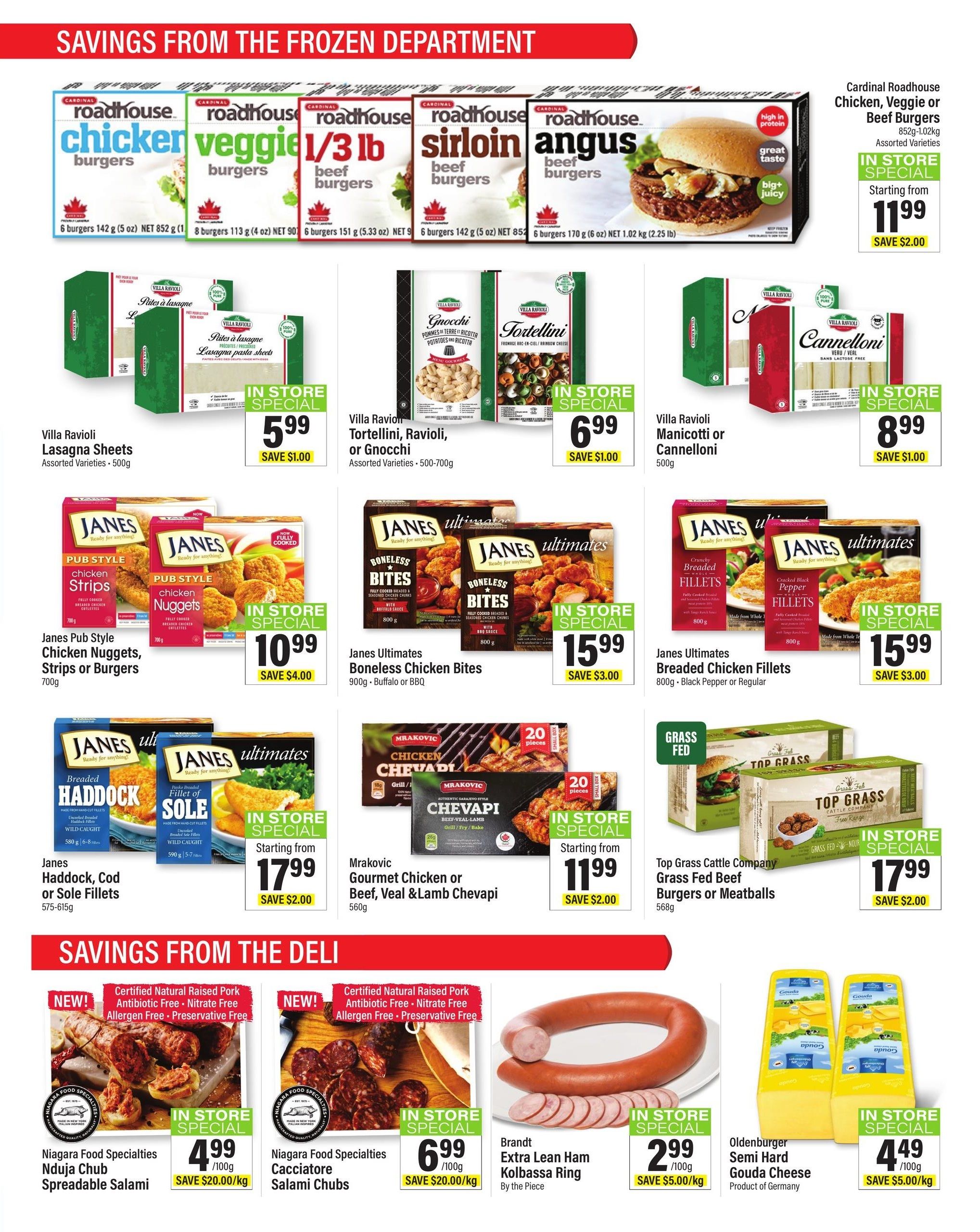 Commisso's Fresh Foods Monthly Flyer March 29 to April 25