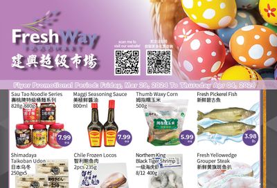 FreshWay Foodmart Flyer March 29 to April 4
