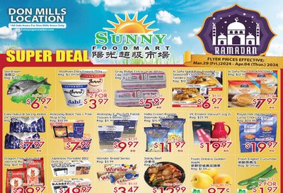 Sunny Foodmart (Don Mills) Flyer March 29 to April 4
