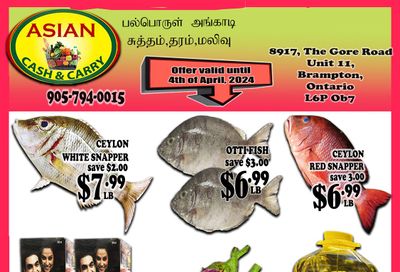 Asian Cash & Carry Flyer March 29 to April 4