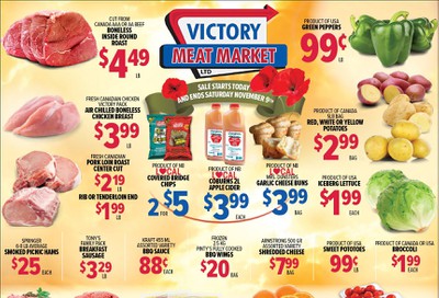 Victory Meat Market Flyer November 5 to 9