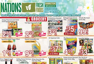 Nations Fresh Foods (Hamilton) Flyer March 29 to April 4