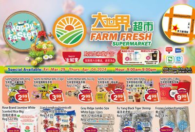Farm Fresh Supermarket Flyer March 29 to April 4