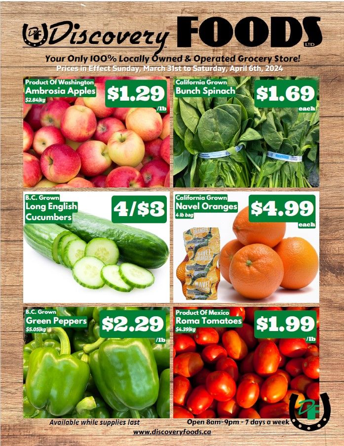 Discovery Foods Flyer March 31 to April 6