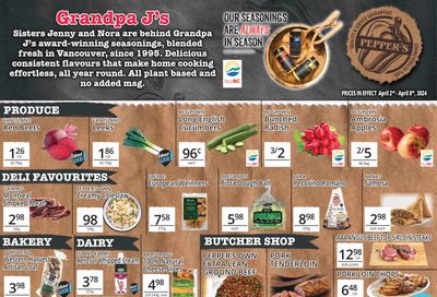Pepper's Foods Flyer April 2 to 8