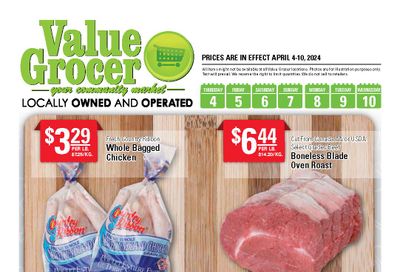 Value Grocer Flyer April 4 to 10