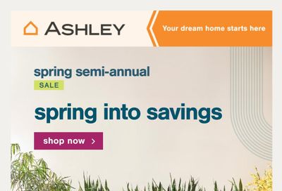 Ashley HomeStore Flyer April 3 to 10