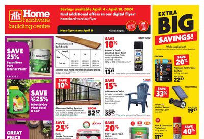 Home Hardware Building Centre (AB) Flyer April 4 to 10