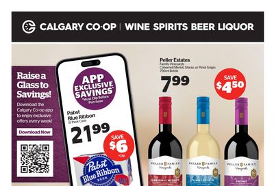 Calgary Co-op Liquor Flyer April 4 to 10