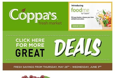 Coppa's Fresh Market Flyer May 28 to June 3