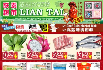 Marche Lian Tai Flyer April 4 to 10