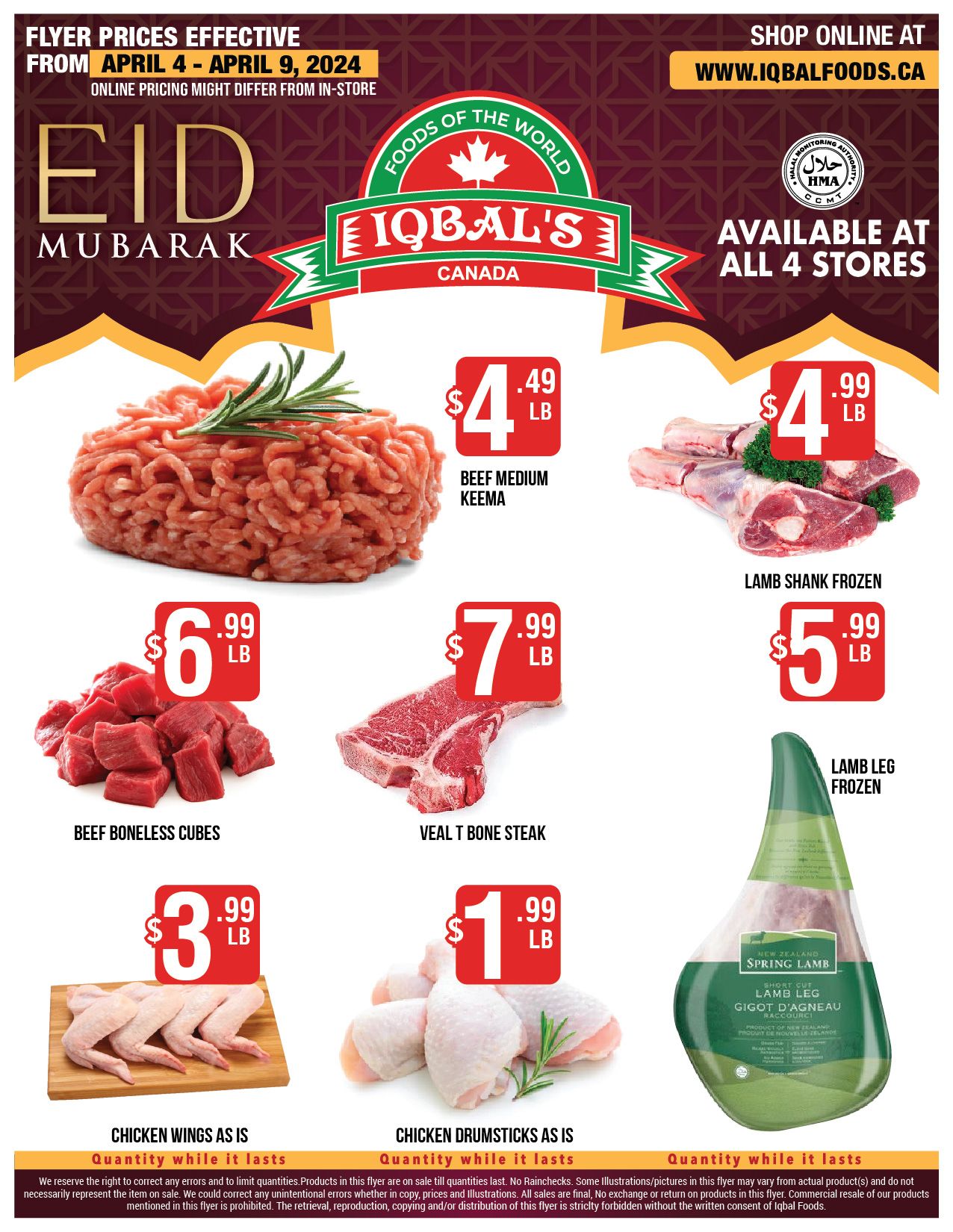 Iqbal Foods Flyer April 4 to 9
