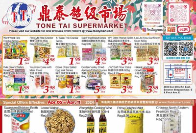 Tone Tai Supermarket Flyer April 5 to 11